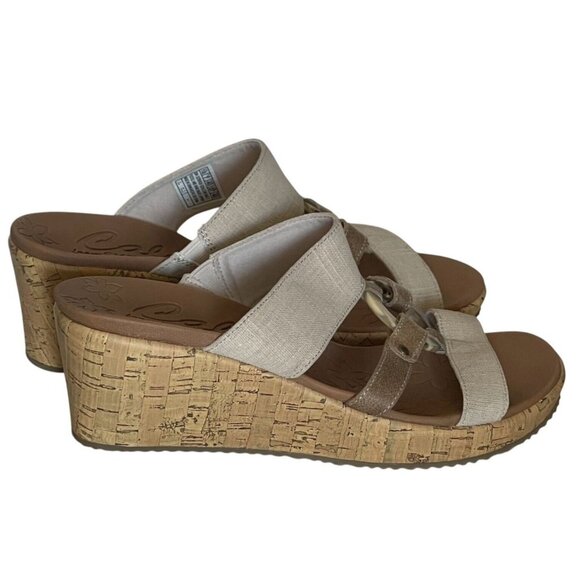 Skechers Women's Beverlee-Sail Away Wedge Sandal Size 8 - Picture 6 of 8